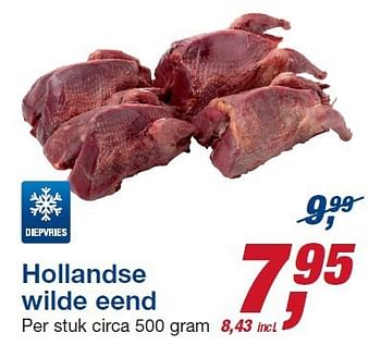 Aanbiedingen Hollandse wilde eend - Huismerk - Makro - Geldig van 22/10/2014 tot 04/11/2014 bij Makro