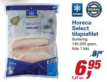 Aanbiedingen Horeca select tilapiafilet - Huismerk - Makro - Geldig van 22/10/2014 tot 04/11/2014 bij Makro