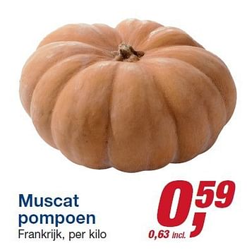 Aanbiedingen Muscat pompoen - Huismerk - Makro - Geldig van 22/10/2014 tot 04/11/2014 bij Makro