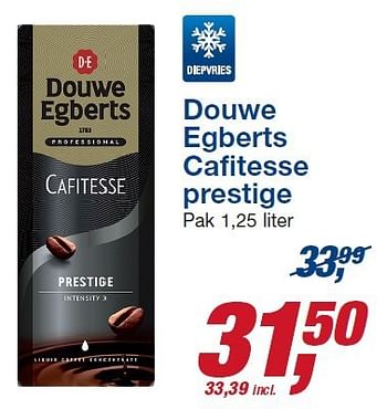 Aanbiedingen Douwe egberts cafitesse prestige - Douwe Egberts - Geldig van 22/10/2014 tot 04/11/2014 bij Makro