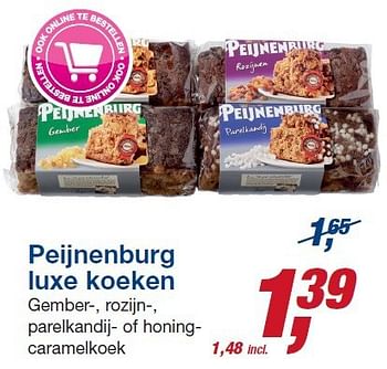 Aanbiedingen Peijnenburg luxe koeken - Peijnenburg - Geldig van 22/10/2014 tot 04/11/2014 bij Makro