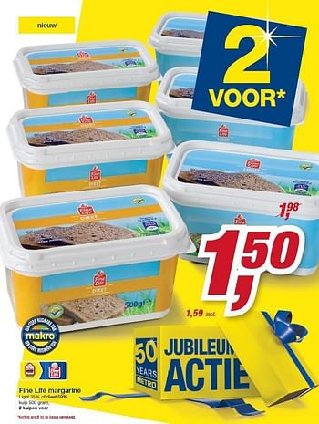 Aanbiedingen Fine life margarine - Fine Life - Geldig van 22/10/2014 tot 04/11/2014 bij Makro