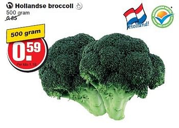 Aanbiedingen Hollandse broccoli  - Huismerk - Hoogvliet - Geldig van 29/10/2014 tot 04/11/2014 bij Hoogvliet