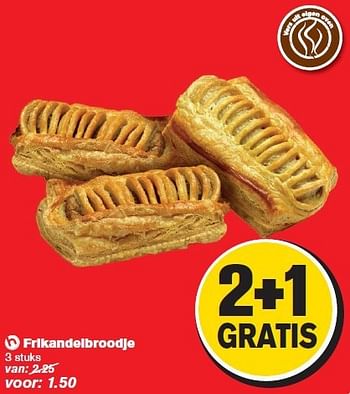 Aanbiedingen Frikandelbroodje - Huismerk - Hoogvliet - Geldig van 29/10/2014 tot 04/11/2014 bij Hoogvliet