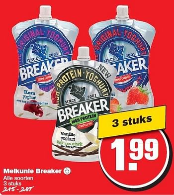 Aanbiedingen Melkunie breaker  - Melkunie - Geldig van 29/10/2014 tot 04/11/2014 bij Hoogvliet
