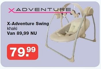 Aanbiedingen X-adventure swing - Xadventure - Geldig van 19/10/2014 tot 09/11/2014 bij Baby & Tiener Megastore