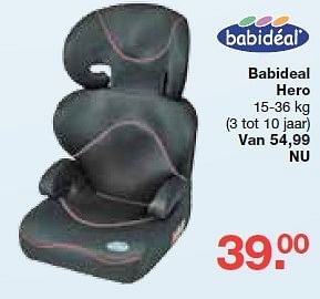 Aanbiedingen Babideal hero - Babidéal - Geldig van 19/10/2014 tot 09/11/2014 bij Baby & Tiener Megastore
