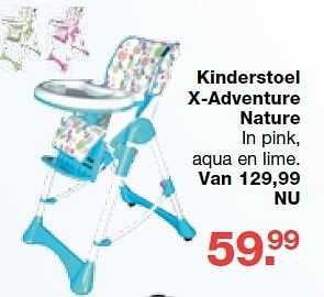 Aanbiedingen Kinderstoel x-adventure nature - Xadventure - Geldig van 19/10/2014 tot 09/11/2014 bij Baby & Tiener Megastore