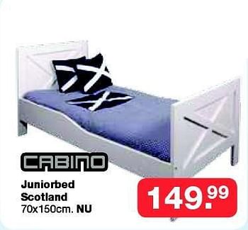 Aanbiedingen Juniorbed scotland - Cabino - Geldig van 19/10/2014 tot 09/11/2014 bij Baby & Tiener Megastore