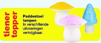 Aanbiedingen Paddestoel lampen - Huismerk - Baby &amp; Tiener Megastore - Geldig van 19/10/2014 tot 09/11/2014 bij Baby & Tiener Megastore