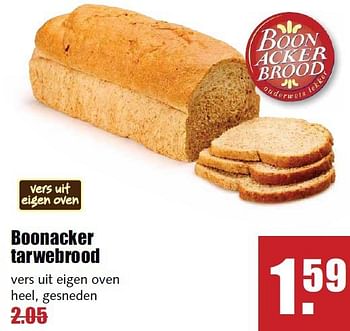 Aanbiedingen Boonacker tarwebrood - Boonacker - Geldig van 03/11/2014 tot 08/11/2014 bij MCD Supermarkten
