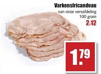 Aanbiedingen Varkensfricandeau - Huismerk - MCD Supermarkten - Geldig van 03/11/2014 tot 08/11/2014 bij MCD Supermarkten