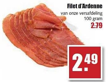Aanbiedingen Filet d`ardenne - Huismerk - MCD Supermarkten - Geldig van 03/11/2014 tot 08/11/2014 bij MCD Supermarkten