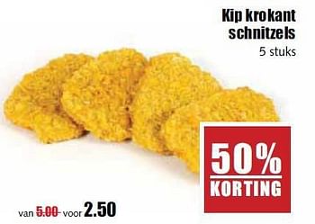 Aanbiedingen Kip krokant schnitzels - Huismerk - MCD Supermarkten - Geldig van 03/11/2014 tot 08/11/2014 bij MCD Supermarkten