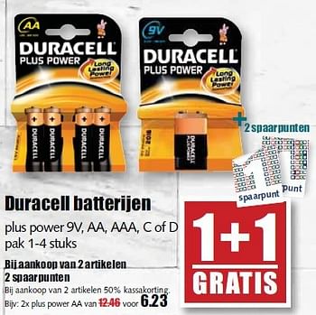 Aanbiedingen Duracell batterijen - Duracell - Geldig van 03/11/2014 tot 08/11/2014 bij MCD Supermarkten