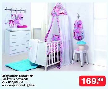 Aanbiedingen Babykamer essential - Huismerk - Baby &amp; Tiener Megastore - Geldig van 19/10/2014 tot 09/11/2014 bij Baby & Tiener Megastore