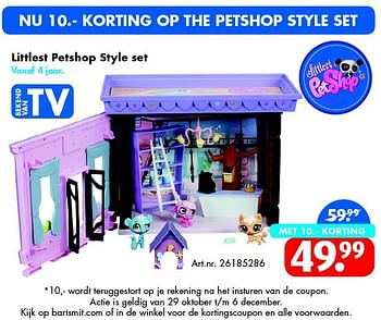 Aanbiedingen Littlest petshop style set - Littlest PetShop - Geldig van 25/10/2014 tot 09/11/2014 bij Bart Smit