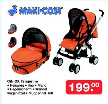 Aanbiedingen Citi cx tangerine - Maxi-cosi - Geldig van 19/10/2014 tot 09/11/2014 bij Baby & Tiener Megastore