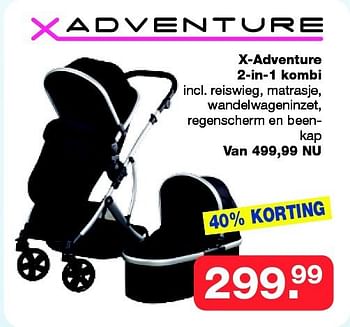 Aanbiedingen X-adventure 2-in-1 kombi - Xadventure - Geldig van 19/10/2014 tot 09/11/2014 bij Baby & Tiener Megastore