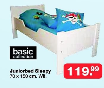 Aanbiedingen Juniorbed sleepy - Basic Collection - Geldig van 19/10/2014 tot 09/11/2014 bij Baby & Tiener Megastore