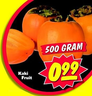 Aanbiedingen Kaki fruit - Huismerk - Nettorama - Geldig van 03/11/2014 tot 09/11/2014 bij Nettorama