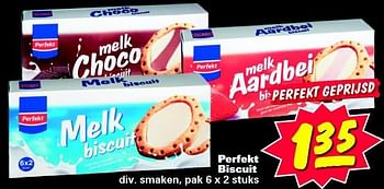 Aanbiedingen Perfekt biscuit - Perfekt - Geldig van 03/11/2014 tot 09/11/2014 bij Nettorama