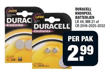 Aanbiedingen Duracell knoopcel batterijen - Duracell - Geldig van 03/11/2014 tot 09/11/2014 bij Big Bazar