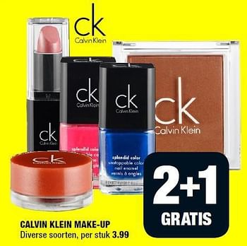 Aanbiedingen Calvin klein make-up - Calvin Klein - Geldig van 03/11/2014 tot 09/11/2014 bij Big Bazar
