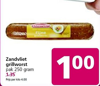 Aanbiedingen Zandvliet grillworst - Zandvliet - Geldig van 03/11/2014 tot 09/11/2014 bij Jan Linders