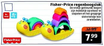 Aanbiedingen Fisher-price regenboogslak - Fisher-Price - Geldig van 28/10/2014 tot 09/11/2014 bij Trekpleister