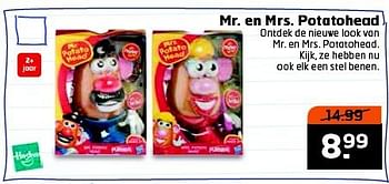 Aanbiedingen Mr. en mrs. potatohead - Huismerk - Trekpleister - Geldig van 28/10/2014 tot 09/11/2014 bij Trekpleister