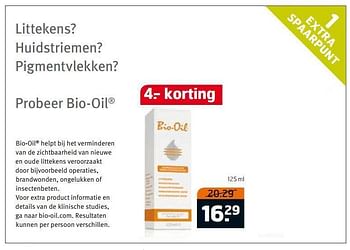 Aanbiedingen Probeer bio-oil - Bio-Oil - Geldig van 28/10/2014 tot 09/11/2014 bij Trekpleister