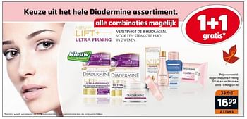Aanbiedingen Keuze uit het hele diadermine assortiment - Diadermine - Geldig van 28/10/2014 tot 09/11/2014 bij Trekpleister