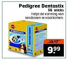 Aanbiedingen Pedigree dentastix - Pedigree - Geldig van 28/10/2014 tot 09/11/2014 bij Trekpleister