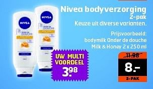 Aanbiedingen Nivea bodyverzorging - Nivea - Geldig van 28/10/2014 tot 09/11/2014 bij Trekpleister