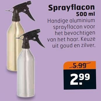 Aanbiedingen Sprayflacon - Huismerk - Trekpleister - Geldig van 28/10/2014 tot 09/11/2014 bij Trekpleister