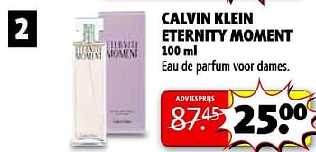 Aanbiedingen Calvin klein eternity moment - Calvin Klein - Geldig van 04/11/2014 tot 09/11/2014 bij Kruidvat