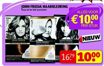 Aanbiedingen John frieda haarkleuring - John Frieda - Geldig van 04/11/2014 tot 09/11/2014 bij Kruidvat