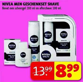 Aanbiedingen Nivea men geschenkset shave - Nivea - Geldig van 04/11/2014 tot 09/11/2014 bij Kruidvat