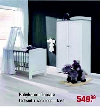 Aanbiedingen Babykamer tamara - Huismerk - Baby &amp; Tiener Megastore - Geldig van 26/10/2014 tot 16/11/2014 bij Baby & Tiener Megastore