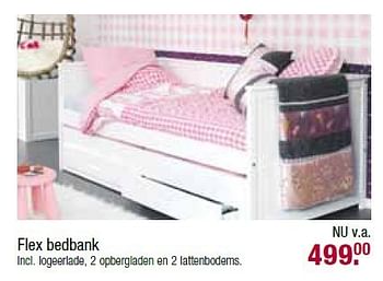 Aanbiedingen Flex bedbank - Huismerk - Baby &amp; Tiener Megastore - Geldig van 26/10/2014 tot 16/11/2014 bij Baby & Tiener Megastore