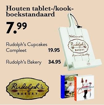 Aanbiedingen Houten tablet--kookboekstandaard - Huismerk - Cook &amp; Co - Geldig van 24/10/2014 tot 23/11/2014 bij Cook & Co