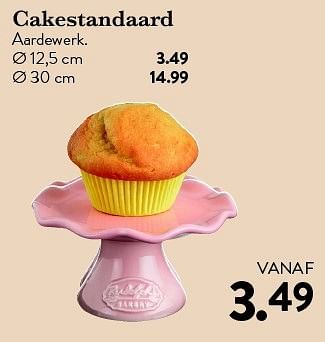 Aanbiedingen Cakestandaard aardewerk - Huismerk - Cook &amp; Co - Geldig van 24/10/2014 tot 23/11/2014 bij Cook & Co