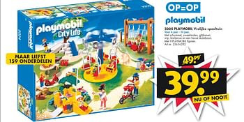 Aanbiedingen 5024 playmobil vrolijke speeltuin - Playmobil - Geldig van 26/09/2014 tot 07/12/2014 bij Bart Smit