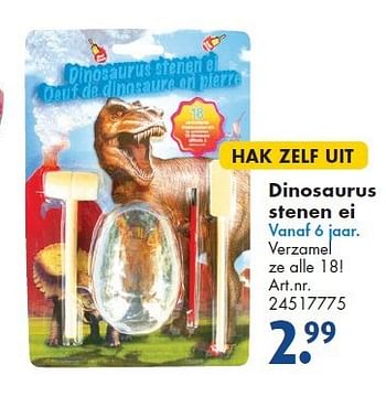 Aanbiedingen Dinosaurus stenen ei - Huismerk - Bart Smit - Geldig van 26/09/2014 tot 07/12/2014 bij Bart Smit