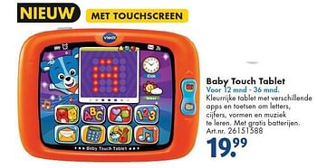 Aanbiedingen Baby touch tablet - Huismerk - Bart Smit - Geldig van 26/09/2014 tot 07/12/2014 bij Bart Smit