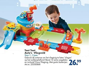 Aanbiedingen Toet toet auto`s vliegveld - Toet Toet Auto's - Geldig van 26/09/2014 tot 07/12/2014 bij Bart Smit