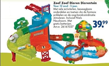 Aanbiedingen Zoef zoef die e ereren dieerentuin - Vtech - Geldig van 26/09/2014 tot 07/12/2014 bij Bart Smit