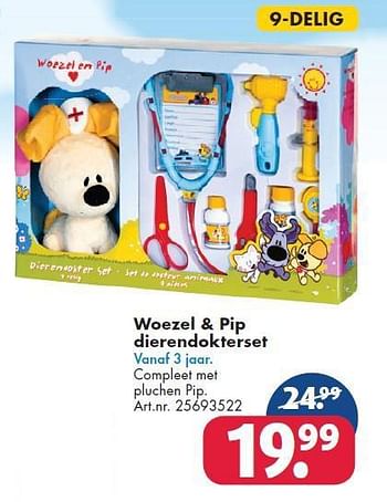 Aanbiedingen Woezel + pip dierendokterset - Woezel en Pip - Geldig van 26/09/2014 tot 07/12/2014 bij Bart Smit
