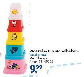 Aanbiedingen Woezel + pip stapelbekers - Woezel en Pip - Geldig van 26/09/2014 tot 07/12/2014 bij Bart Smit